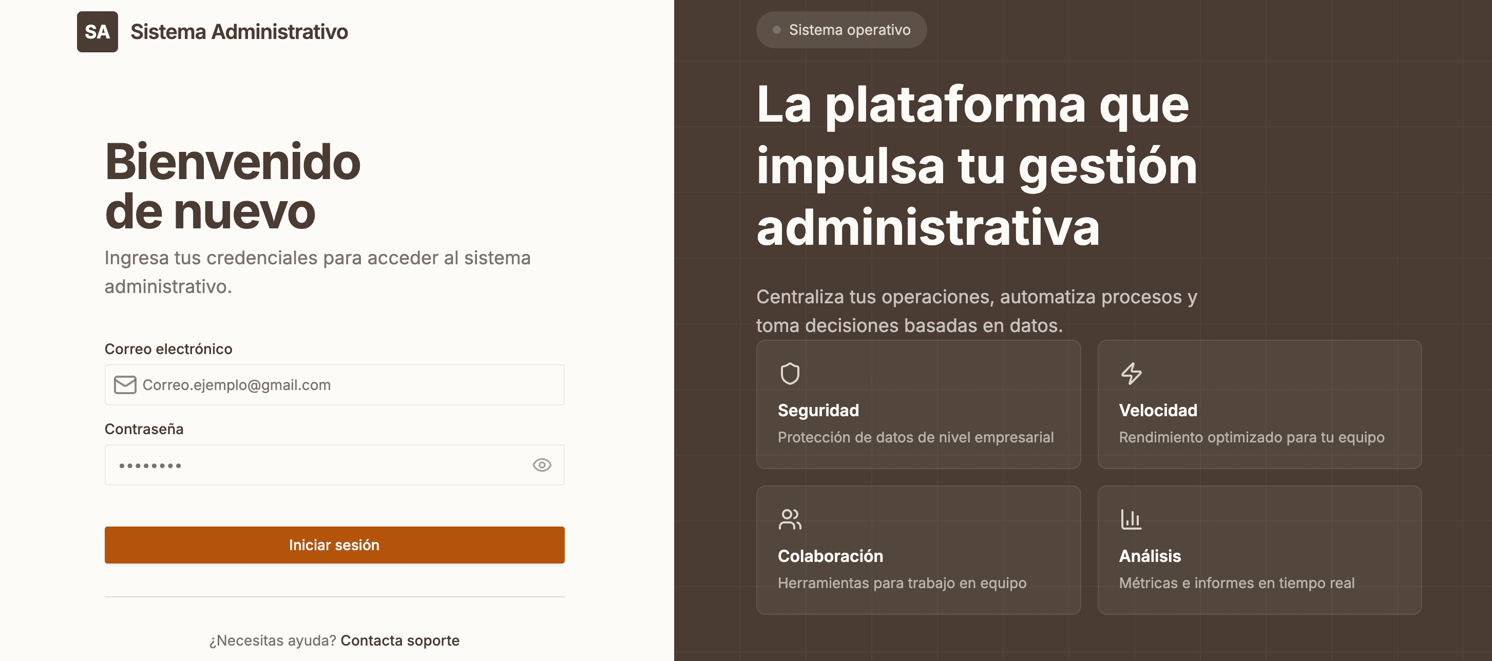 SA - Sistema Administrativo de Agendamiento